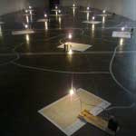 Kinetic installation as part of an exhibition in the Circa gallery, Johannesburg, South Africa.